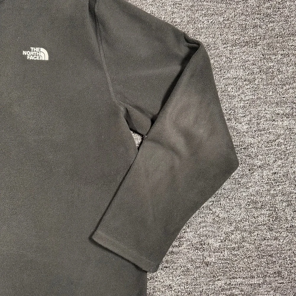 The North Face Mens TKA 100 Glacier Quarter Zip‎ Fleece Pullover Black Large L